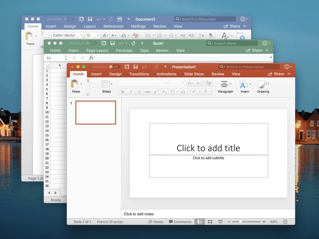 office 2011 for mac expand to new desktop