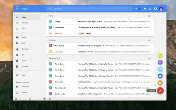 boxy for email mac